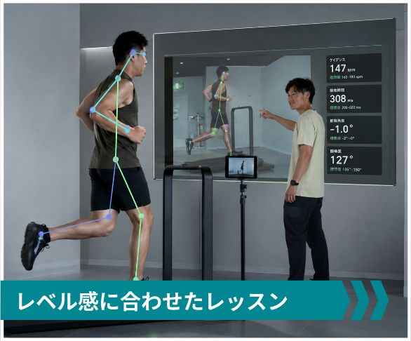 レベル感に合わせたレッスン